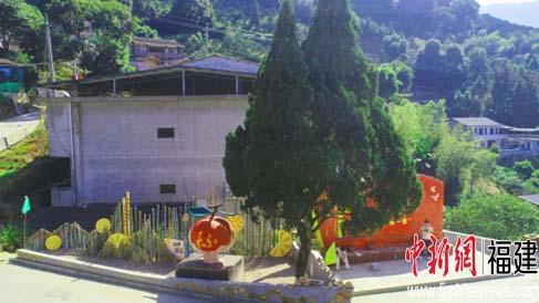 图为西际村“橘子舟头”景观节点实景图。 三明学院建筑工程学院供图 图为西际村“橘子舟头”景观节点实景图。 三明学院建筑工程学院供图